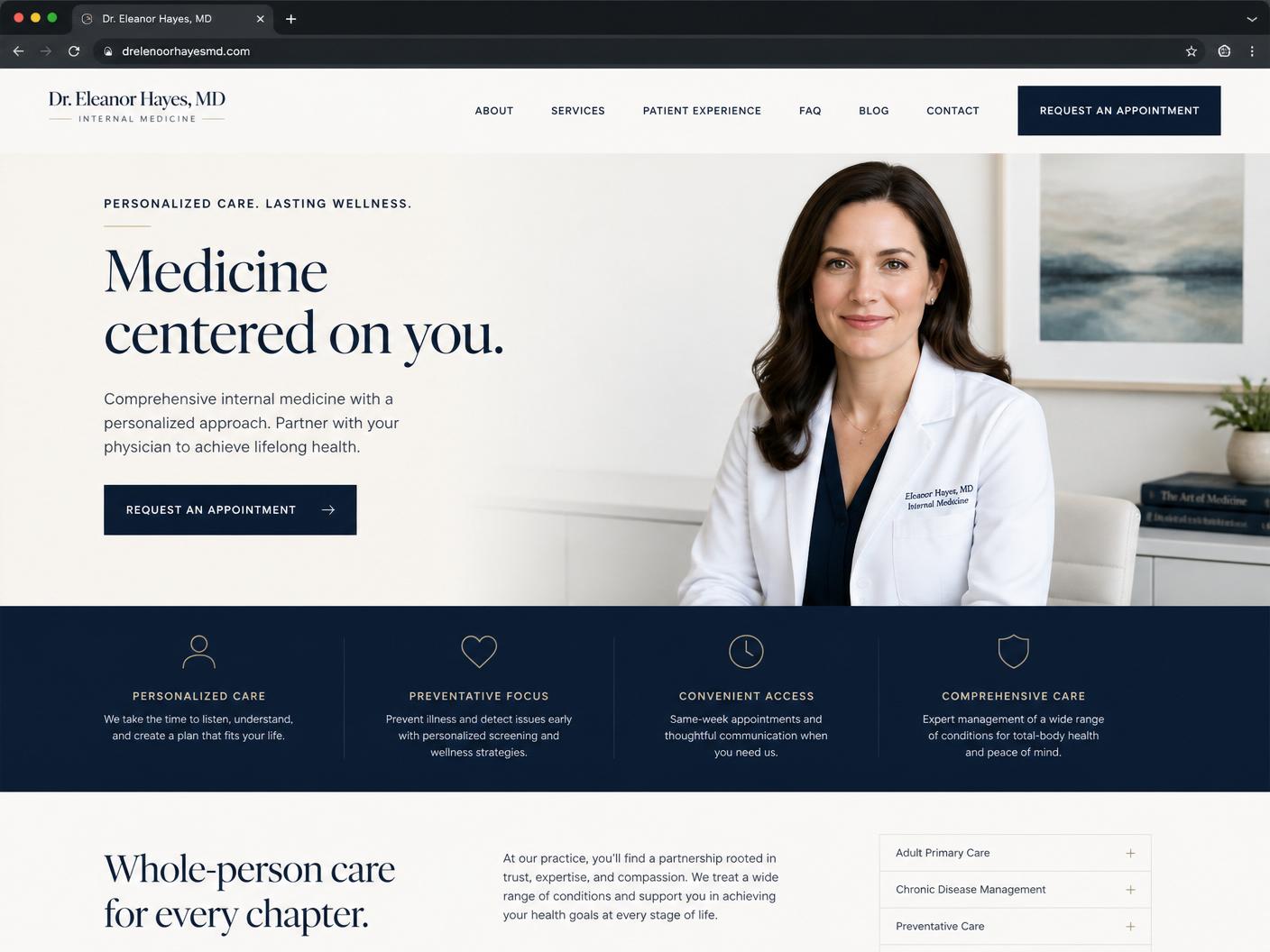 Website Development for Physicians